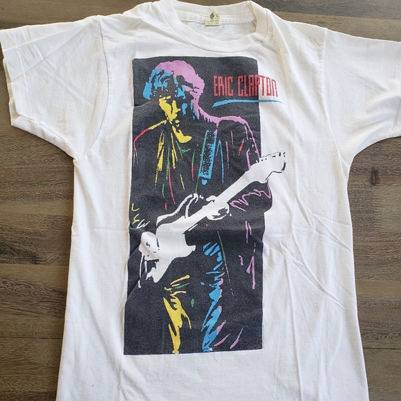 Vintage Other - VTG RARE! ERIC CLAPTON TOUR TSHIRT